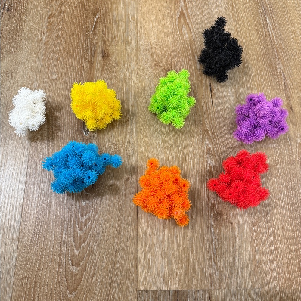 Colorful Bunchems Pom Poms Craft Set Building Toys Puzzles